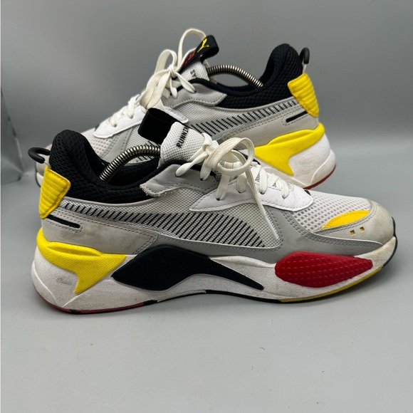 Puma RS-X Toys Classic Comfort White Black Red Yellow 36944915 Men Size 10.5 - Picture 2 of 6